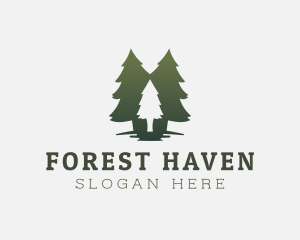 Green Tree Forest logo design