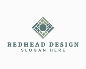 Interior Design Floor Tile logo design