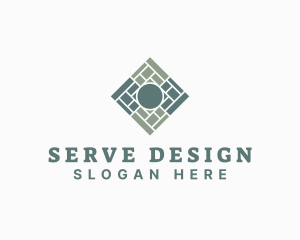 Interior Design Floor Tile logo design