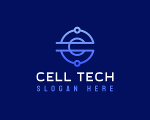 Modern Tech Letter C logo design