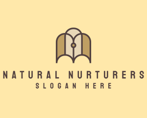 Notary Ink Pen Book logo design