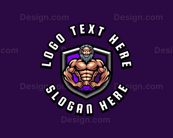 Muscle Man Gaming Logo