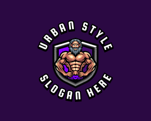 Muscle Man Gaming Logo