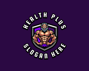 Muscle Man Trainer logo design