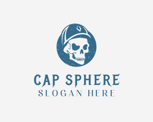 Skull Cap  Halloween logo