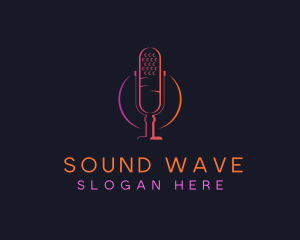 Microphone Podcast Audio logo