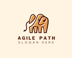 Bison Mountain Path logo design