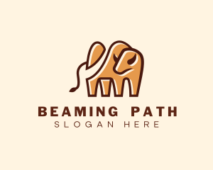 Bison Mountain Path logo design