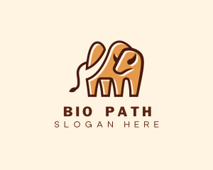 Bison Mountain Path logo design