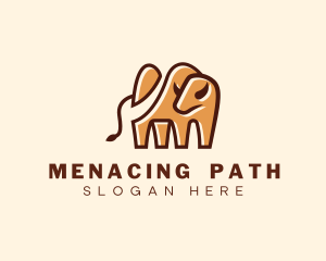 Bison Mountain Path logo design