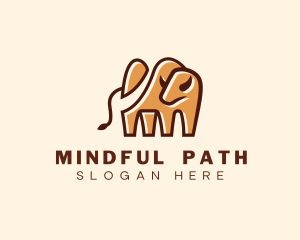 Bison Mountain Path logo design