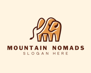 Bison Mountain Path logo design