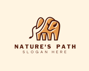 Bison Mountain Path logo design