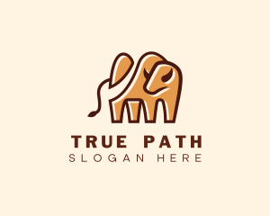 Bison Mountain Path logo design