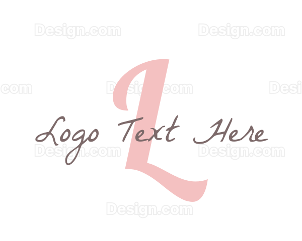 Feminine Luxury Letter Logo