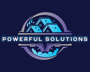 Power Wash Cleaner Maintenance logo design