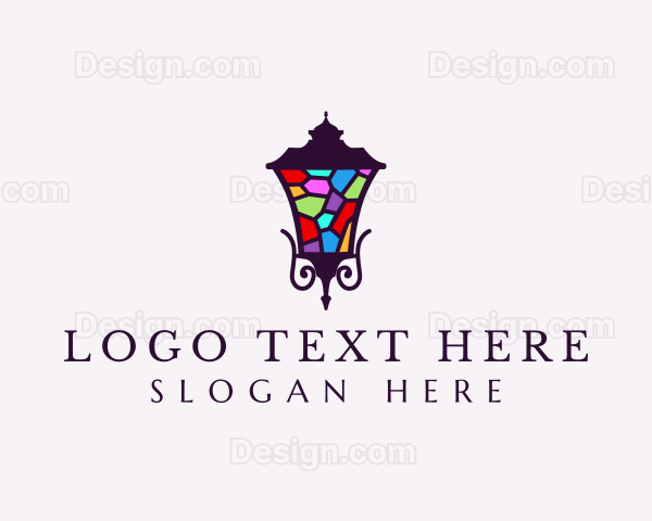 Stained Glass Lantern Logo