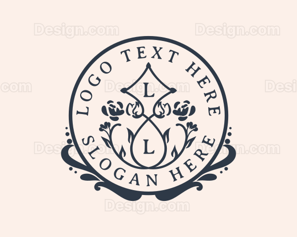 Elegant Floral Boutique Logo