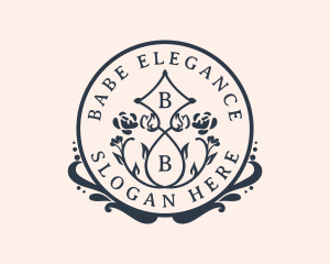 Elegant Floral Boutique logo design