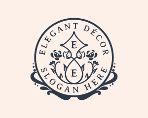 Elegant Floral Boutique logo design