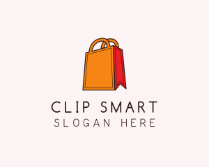 Orange Shopping Bag logo design