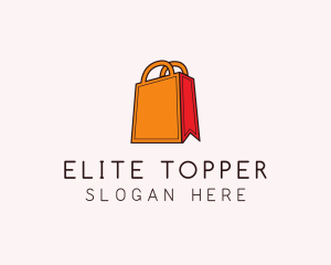 Orange Shopping Bag logo design