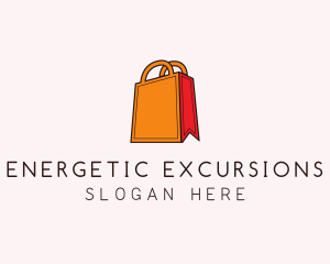 Orange Shopping Bag logo design