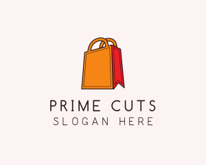 Orange Shopping Bag logo design