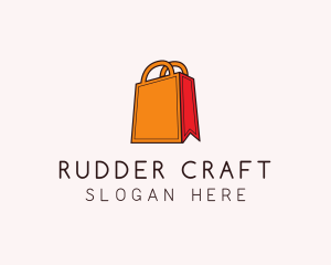 Orange Shopping Bag logo design