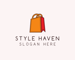 Orange Shopping Bag logo