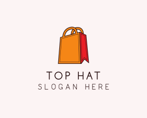 Orange Shopping Bag logo design