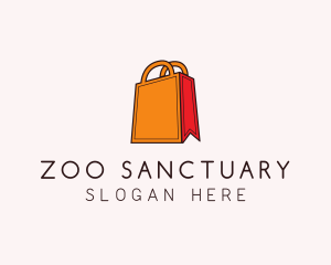 Orange Shopping Bag logo design