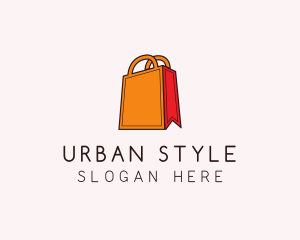 Orange Shopping Bag logo