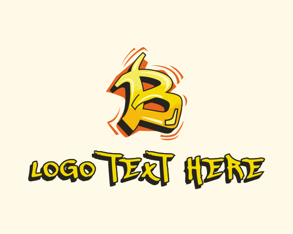 Letter B logo example 4