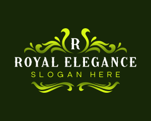 Royal High End Shield logo design