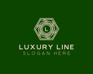 Intricate Hexagon Home Decoration  logo design