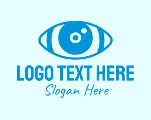 Ophthalmology - Blue Eye Shine logo design