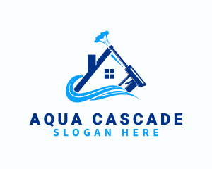 House Water Spray logo design