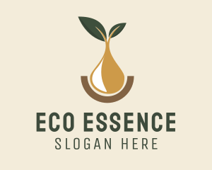 Lemon Oil Essence  logo design