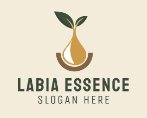 Lemon Oil Essence  logo design