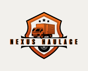 Truck Cargo Delivery logo design