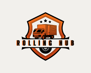 Truck Cargo Delivery logo design