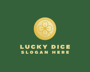 Clover Leaf Coin  logo design