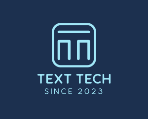 Digital Tech Letter T logo design