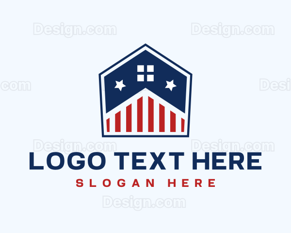 House Patriotic Builder Logo