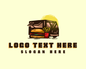 Food Truck Vehicle Logo