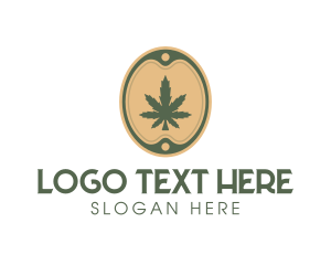 Cannabis Leaf Marijuana logo