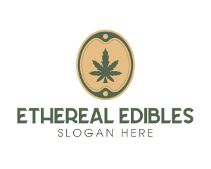 Cannabis Leaf Marijuana logo design