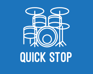 Drumming Band Drums Logo