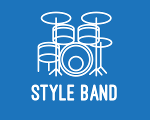 Drumming Band Drums logo design